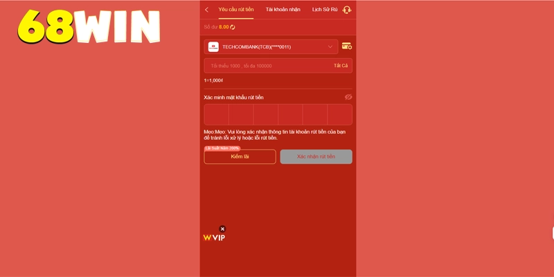 Hướng Dẫn 68win - Tổng Hợp Kiến Thức Dành Cho Newbie 10 Cách rút tiền 68win cơ bản