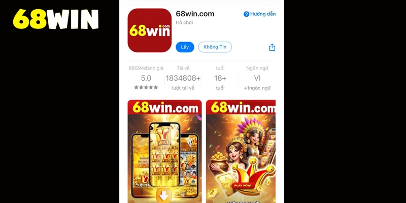Tải app 68win trên App Store
